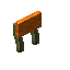 Orange Jinglestem Raised Seat Back