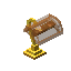 Orange Fancy Gold Lamp