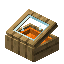 Orange Oak Display Case