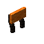 Orange Blackwood Raised Seat Back