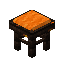 Orange Brimwood Seat