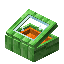 Orange Green Bioshroom Display Case