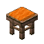 Orange Kapok Seat