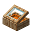 Orange Pine Display Case