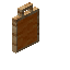 Orange Pine Tall Seat Back