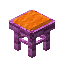 Orange Pink Bioshroom Seat