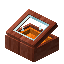 Orange Redwood Display Case