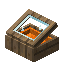 Orange Twilight Oak Display Case