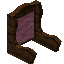 Pink Dark Oak Fancy Seat Back