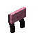 Pink Blackwood Raised Seat Back