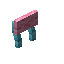 Pink Blue Bioshroom Raised Seat Back