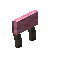 Pink Dead Raised Seat Back