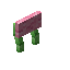 Pink Green Bioshroom Raised Seat Back