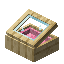 Pink Palm Display Case
