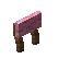 Pink Time Raised Seat Back