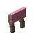 Pink Transformation Raised Seat Back