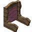 Pink Twilight Oak Fancy Seat Back