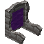 Purple Ironwood Fancy Seat Back