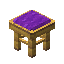 Purple Cradlewood Seat
