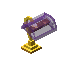 Purple Fancy Gold Lamp