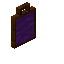 Purple Edelwood Tall Seat Back