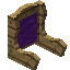Purple Alpha Fancy Seat Back