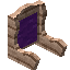 Purple Baobab Fancy Seat Back