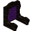 Purple Blackwood Fancy Seat Back