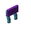 Purple Blue Bioshroom Raised Seat Back