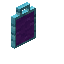 Purple Blue Bioshroom Tall Seat Back