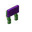 Purple Green Bioshroom Raised Seat Back
