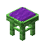 Purple Green Bioshroom Seat