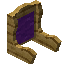 Purple Maple Fancy Seat Back