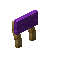 Purple Maple Raised Seat Back