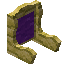 Purple Yellow Bioshroom Fancy Seat Back