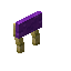 Purple Yellow Bioshroom Raised Seat Back