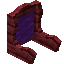 Purple Netherwood Fancy Seat Back