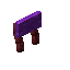 Purple Netherwood Raised Seat Back