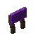 Purple Canopy Raised Seat Back