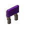 Purple Mining Raised Seat Back