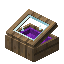 Purple Twilight Oak Display Case