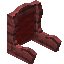 Red Redwood Fancy Seat Back