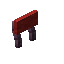 Red Banyin Raised Seat Back