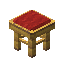 Red Cradlewood Seat