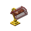 Red Fancy Gold Lamp