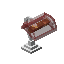 Red Fancy Iron Lamp