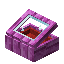 Red Pink Bioshroom Display Case