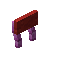 Red Pink Bioshroom Raised Seat Back