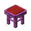 Red Pink Bioshroom Seat