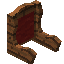 Red Dark Fancy Seat Back
